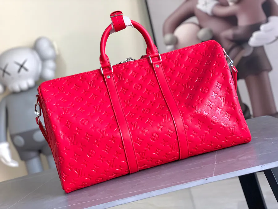 Monogram Shadow Keepall Bandoulière 50 Travel Bag