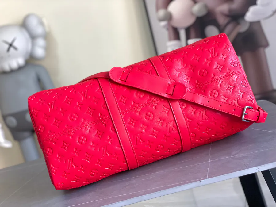 Monogram Shadow Keepall Bandoulière 50 Travel Bag