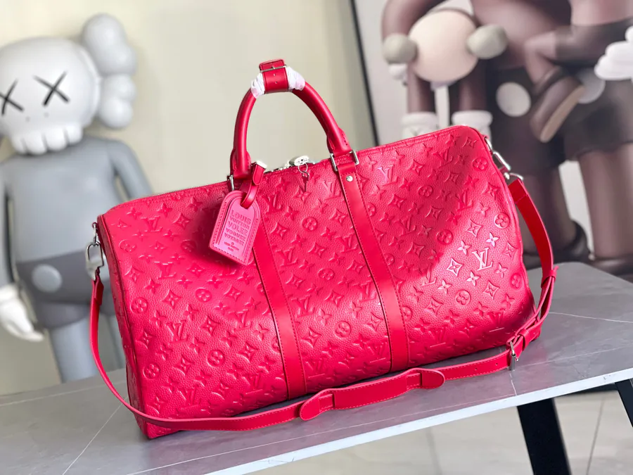 Monogram Shadow Keepall Bandoulière 50 Travel Bag