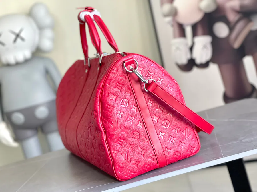 Monogram Shadow Keepall Bandoulière 50 Travel Bag