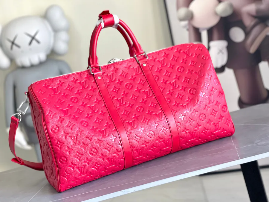 Monogram Shadow Keepall Bandoulière 50 Travel Bag