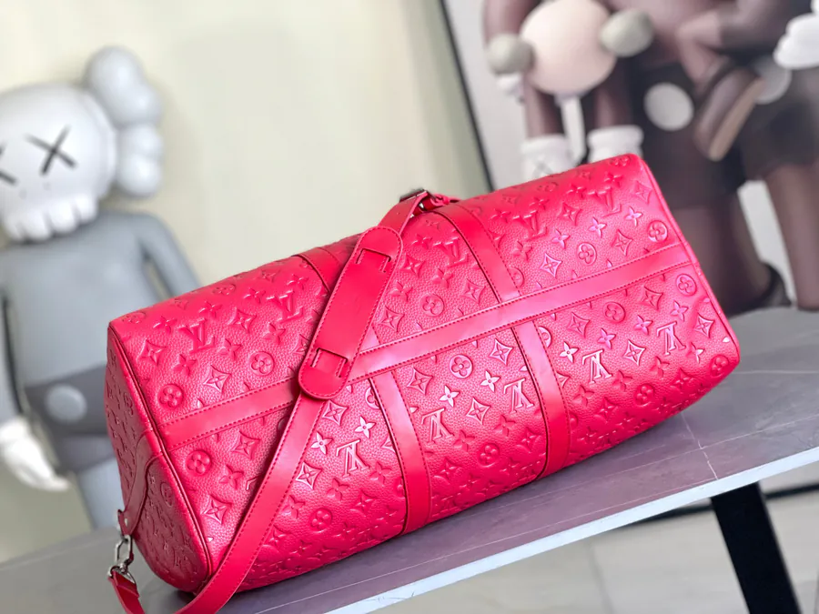 Monogram Shadow Keepall Bandoulière 50 Travel Bag