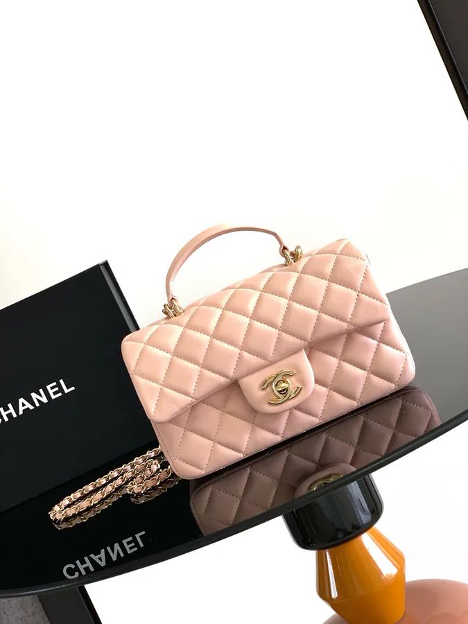 23k New Handle CF Mini Leather Bag