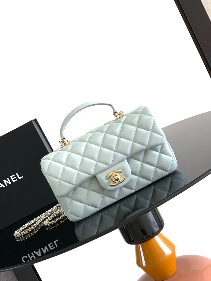 23k New Handle CF Mini Leather Bag