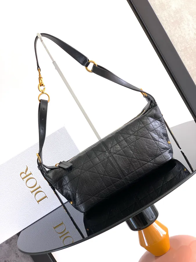D Journey Handbag Mini Size, Modern Design, Grained Calfskin