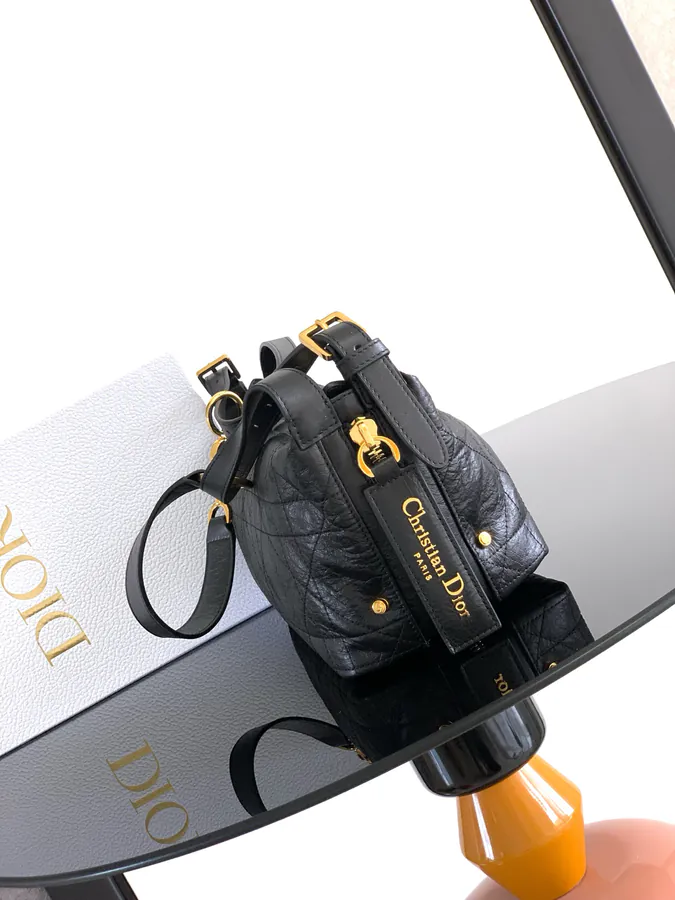 D Journey Handbag Mini Size, Modern Design, Grained Calfskin