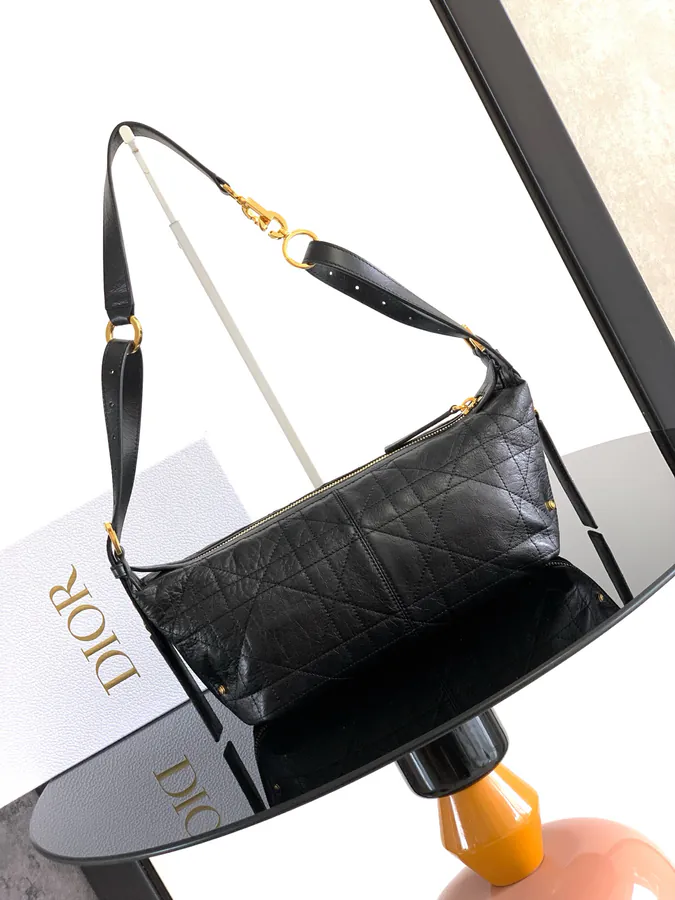 D Journey Handbag Mini Size, Modern Design, Grained Calfskin