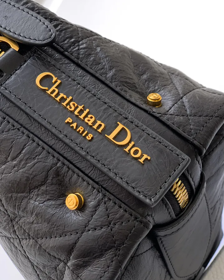 D Journey Handbag Mini Size, Modern Design, Grained Calfskin