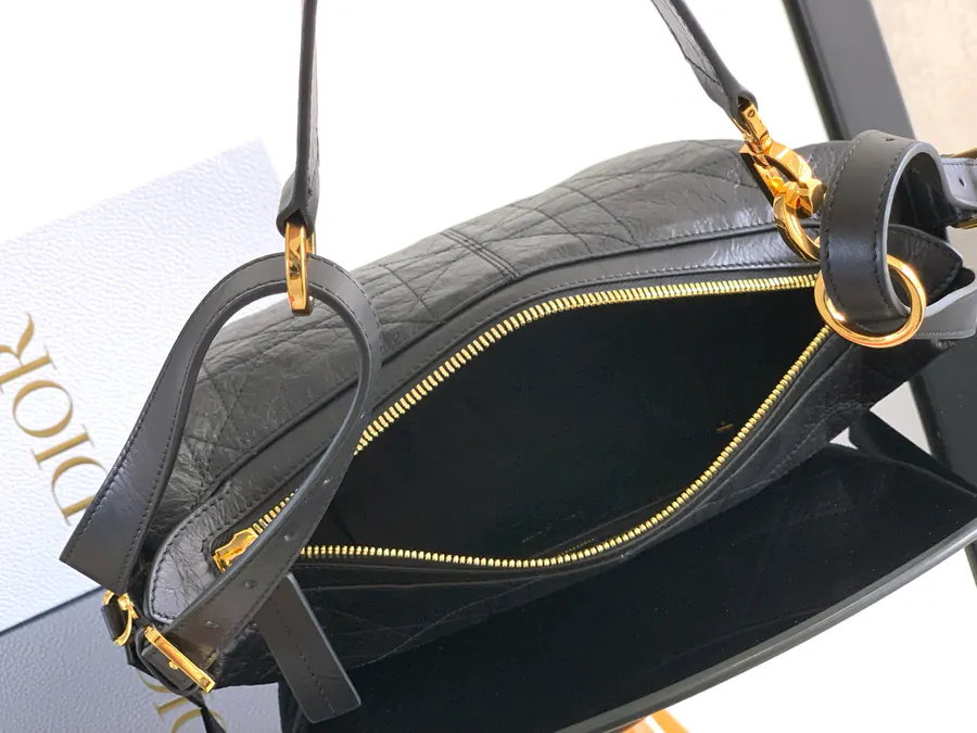 D Journey Handbag Mini Size, Modern Design, Grained Calfskin