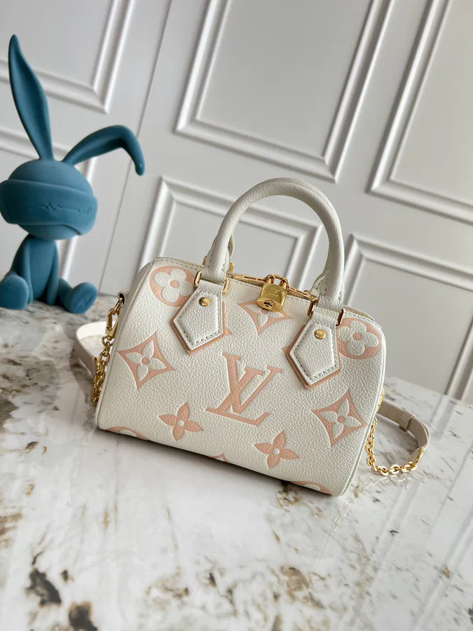 LV Speedy Bandoulière 20 in Monogram Empreinte Leather