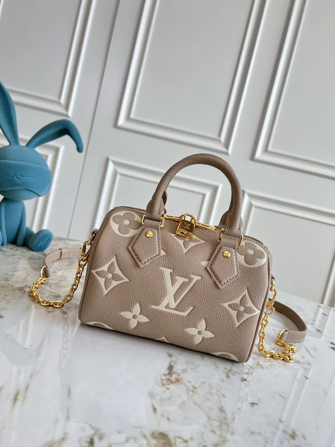 LV Speedy Bandoulière 20 in Monogram Empreinte Leather