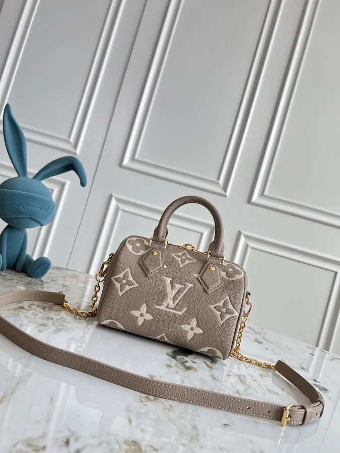 LV Speedy Bandoulière 20 in Monogram Empreinte Leather
