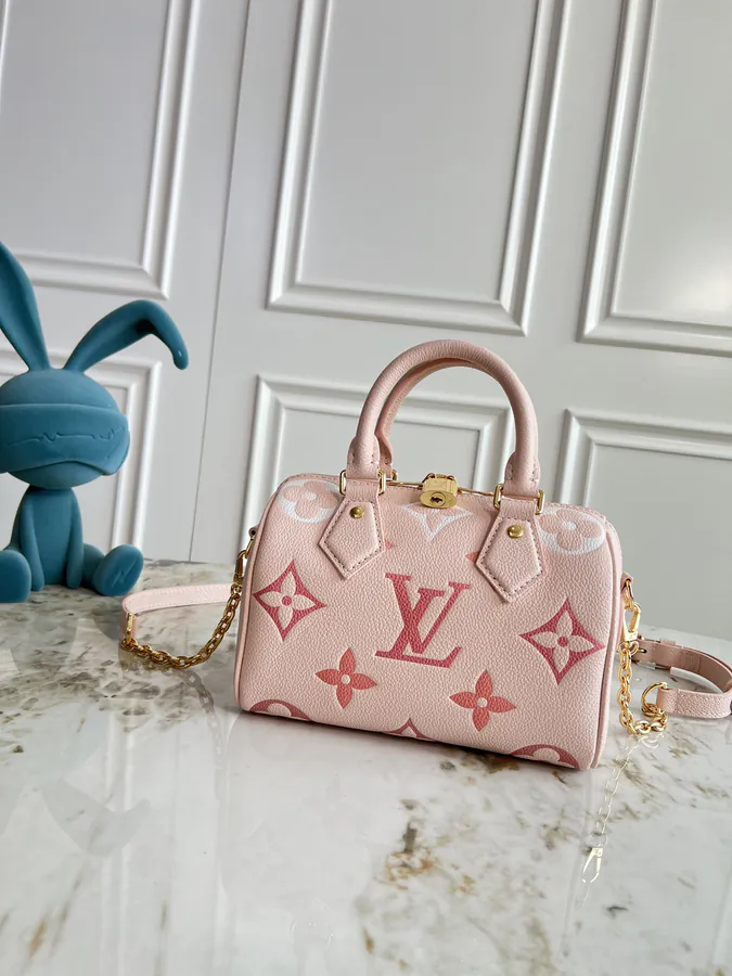 LV Speedy Bandoulière 20 in Monogram Empreinte Leather