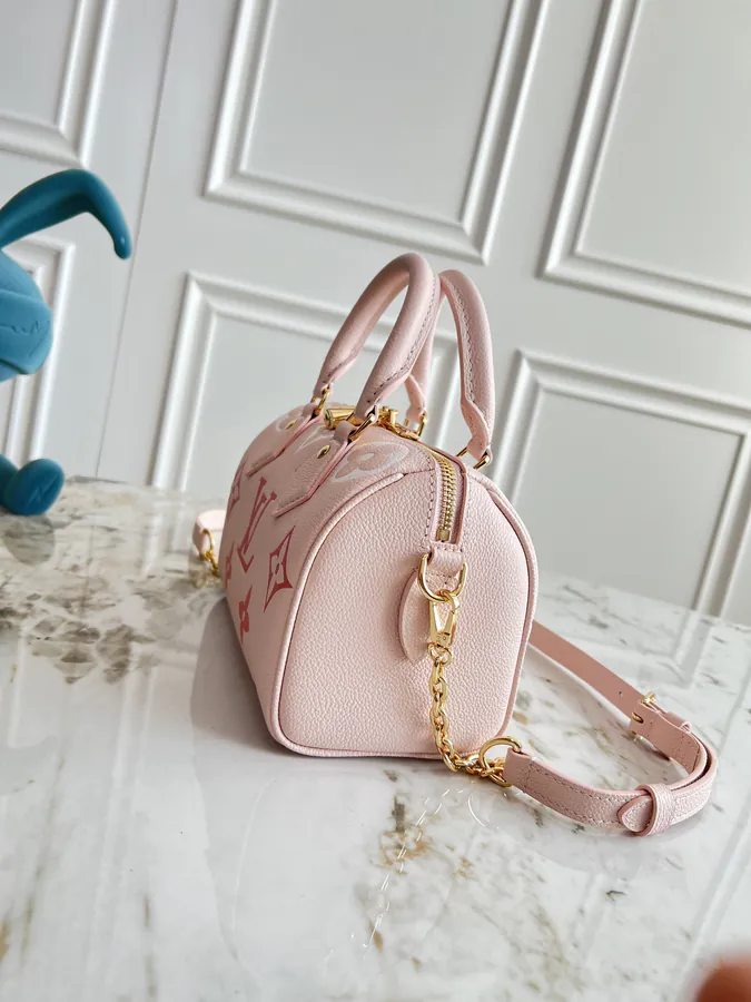 LV Speedy Bandoulière 20 in Monogram Empreinte Leather