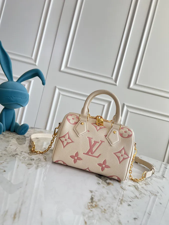 LV Speedy Bandoulière 20 in Monogram Empreinte Leather