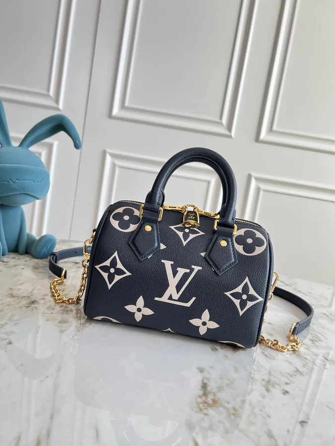 LV Speedy Bandoulière 20 in Monogram Empreinte Leather