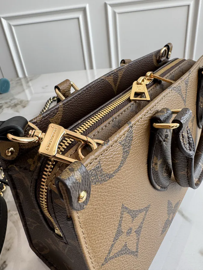 OnTheGo East West Handbag with Monogram Giant Elements