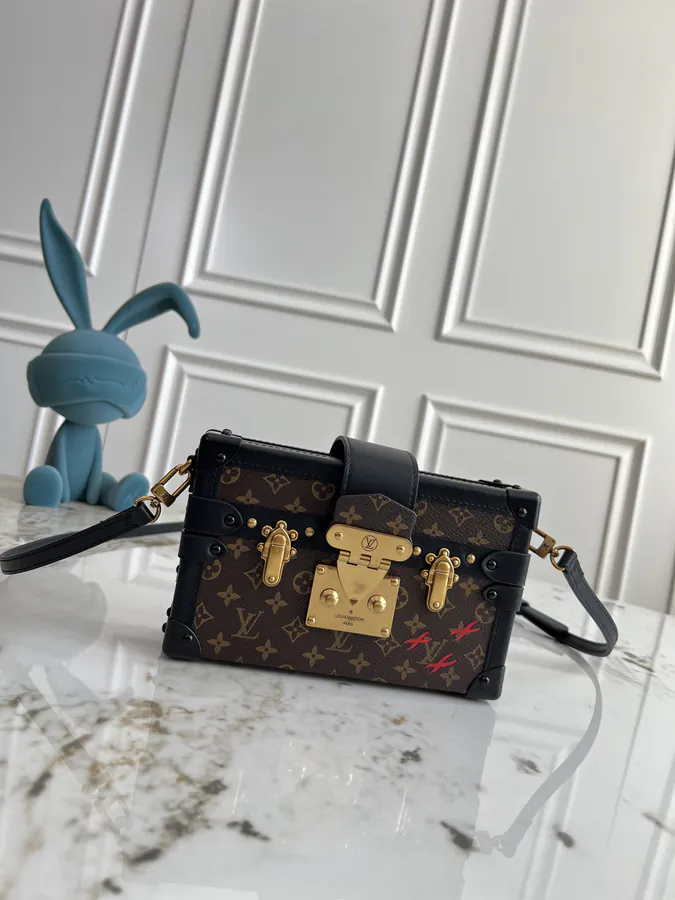 Petite Malle Handbag Classic Monogram Canvas