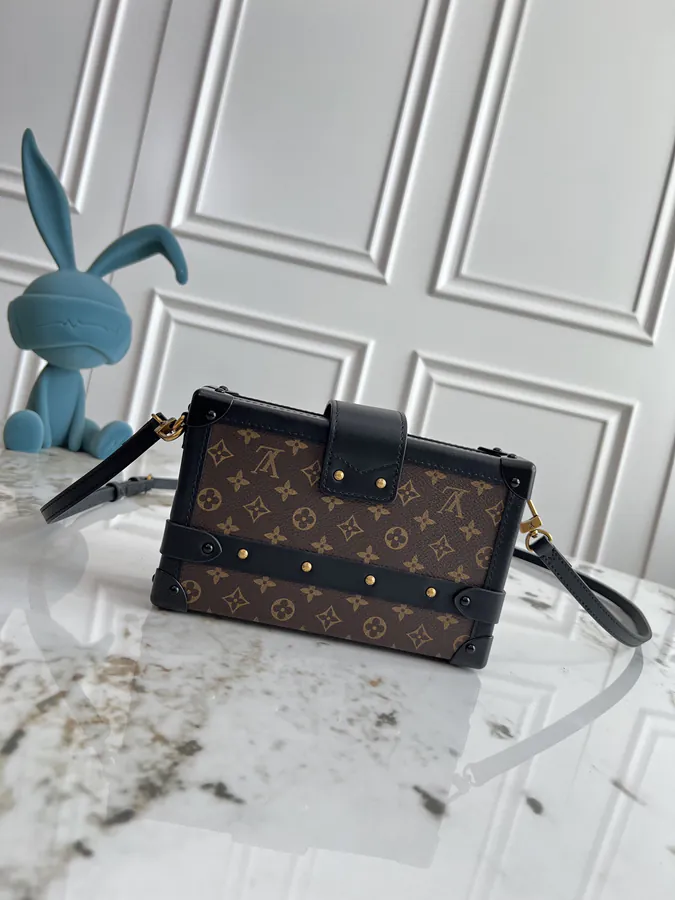 Petite Malle Handbag Classic Monogram Canvas