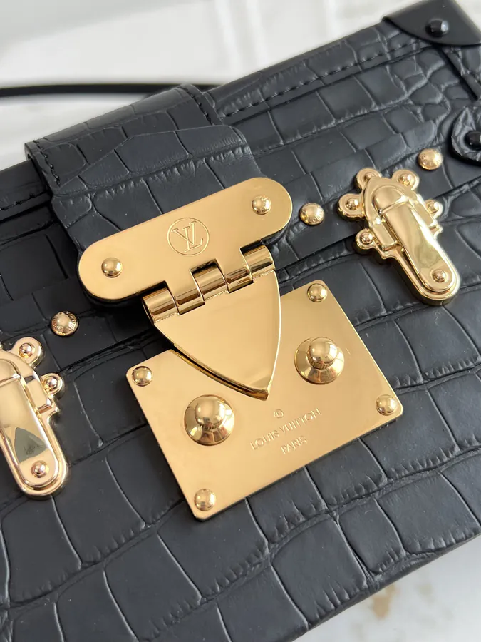 Petite Malle Handbag Classic Monogram Canvas, Night Out Style