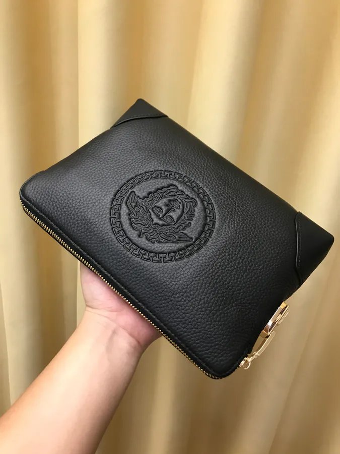 2021 New Fanja Handbag, Grained Calfskin, 27.19.5 Size, Black