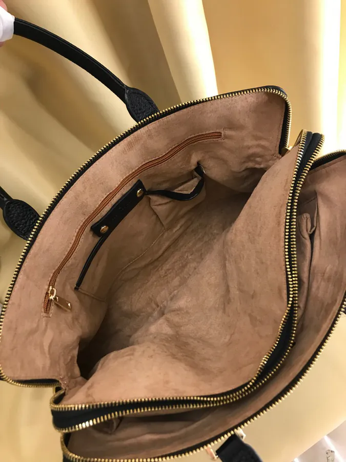 V Brand New Mens Tote & Crossbody Briefcase in Black