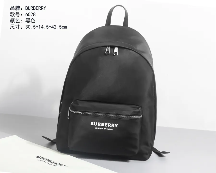 Original Burberry Shoulder Bag with Grained Calfskin and Cotton Lining