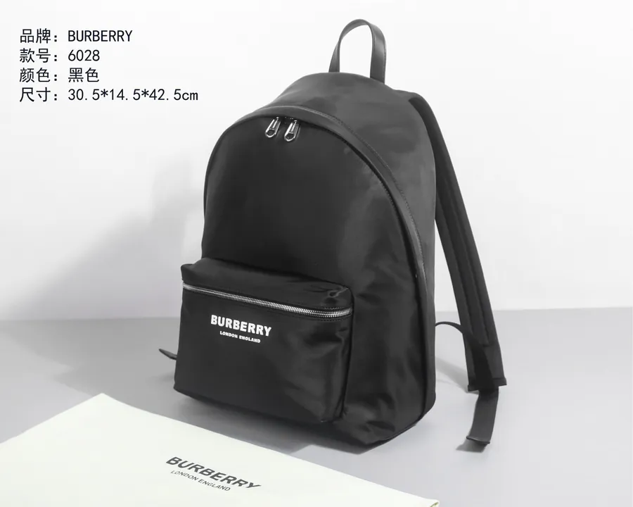 Original Burberry Shoulder Bag with Grained Calfskin and Cotton Lining