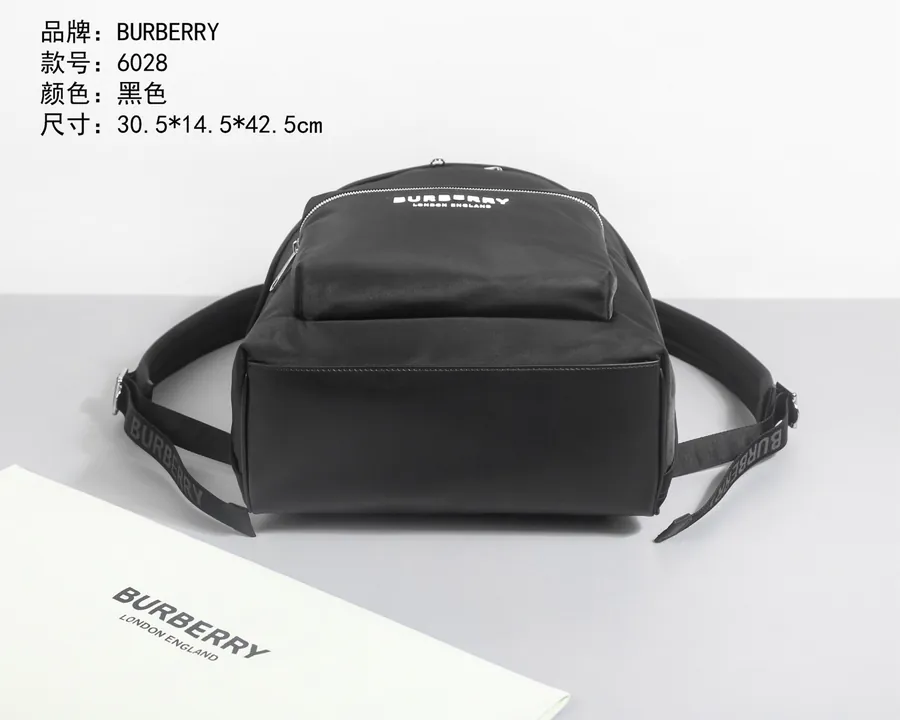 Original Burberry Shoulder Bag with Grained Calfskin and Cotton Lining