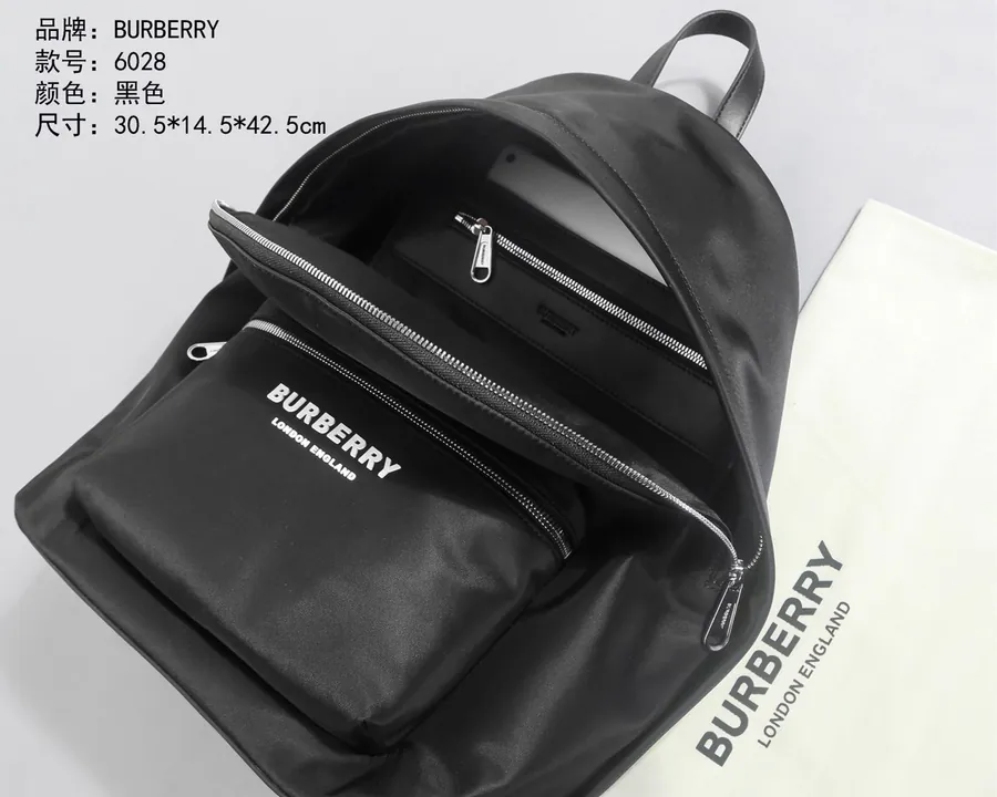 Original Burberry Shoulder Bag with Grained Calfskin and Cotton Lining