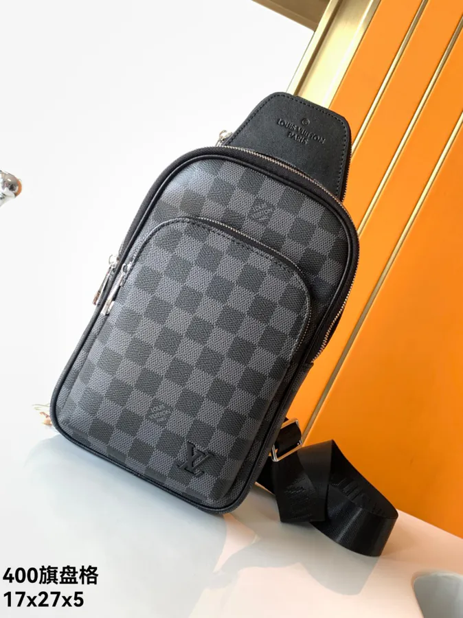 Avenue Crossbody Bag with Damier Infini Pattern