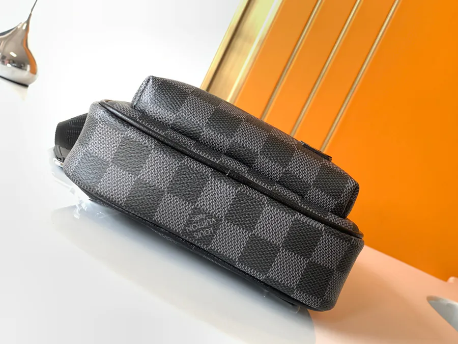 Avenue Crossbody Bag with Damier Infini Pattern
