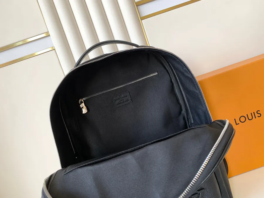 Avenue Damier Infinity Shoulder Bag Grained Calfskin