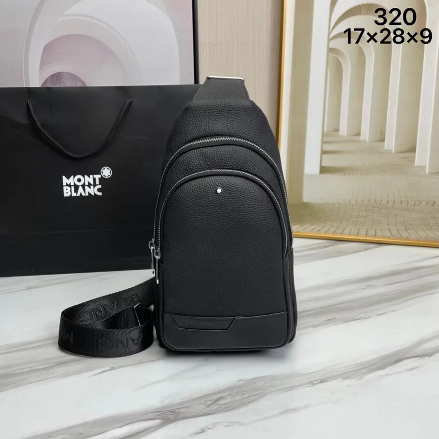 Montblanc Grained Calfskin Tote