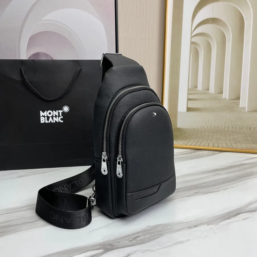 Montblanc Grained Calfskin Tote