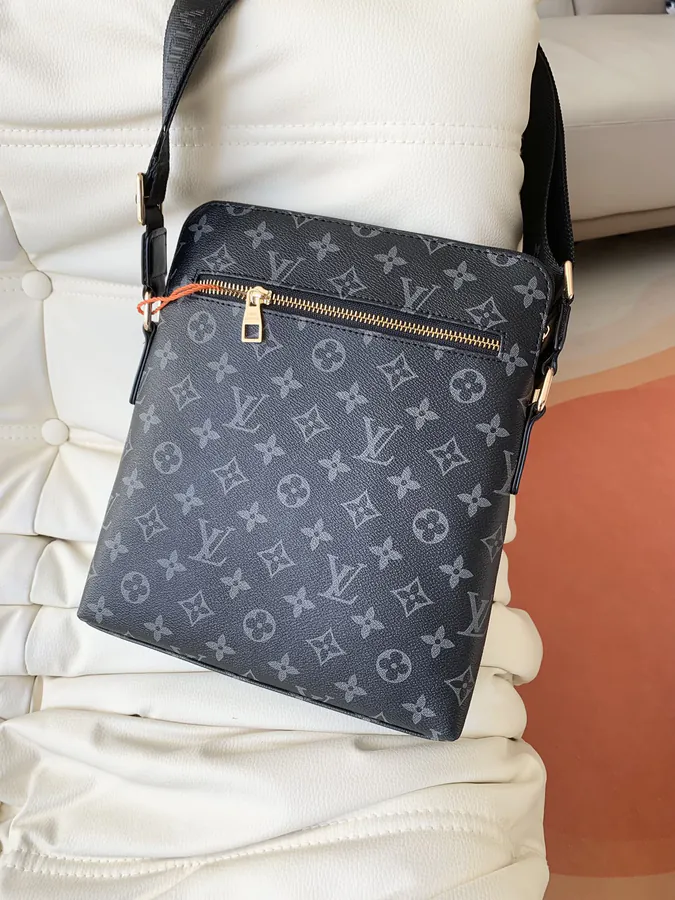 LV Men's Briefcase Premium Leather Crossbody Bag