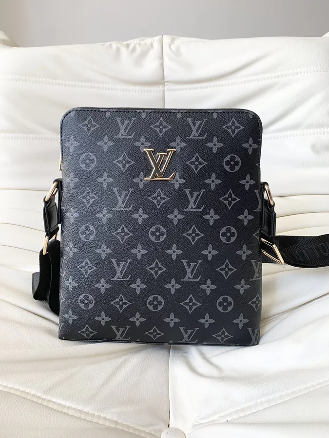 LV Men's Briefcase Premium Leather Crossbody Bag
