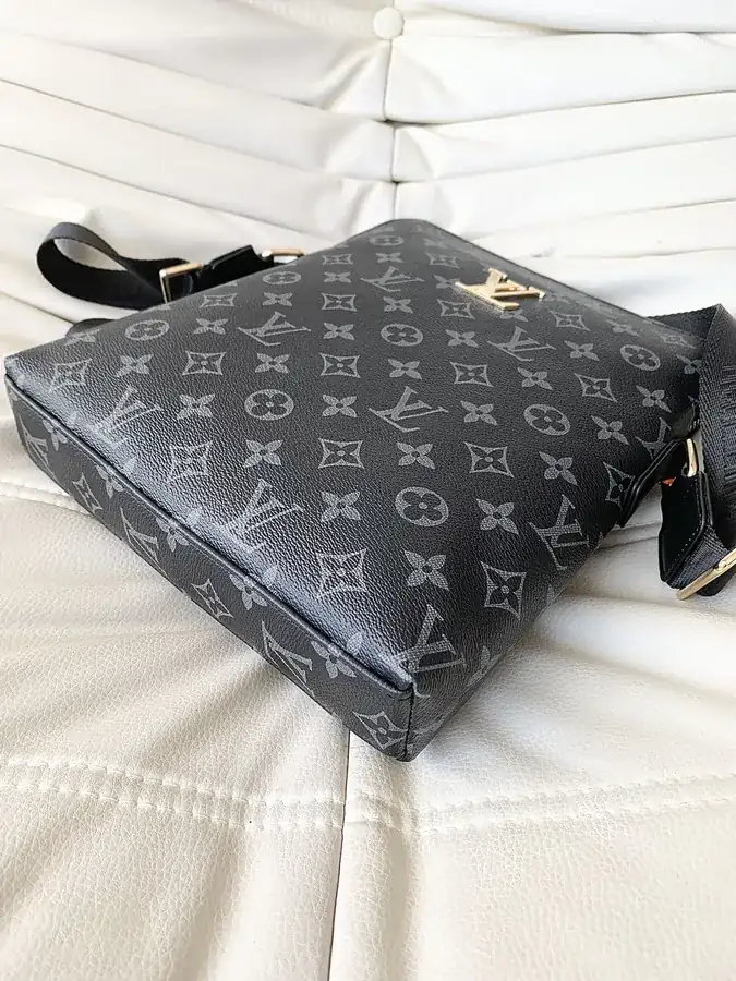 LV Men's Briefcase Premium Leather Crossbody Bag