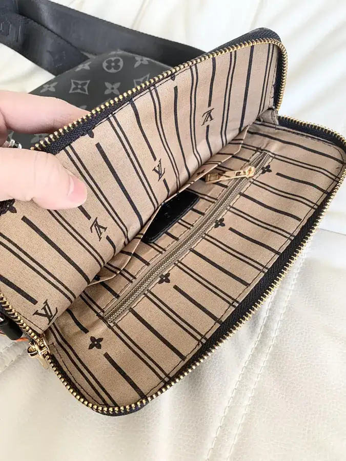 LV Men's Briefcase Premium Leather Crossbody Bag