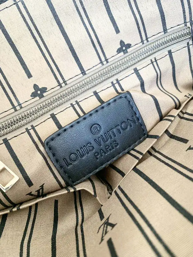 LV Men's Briefcase Premium Leather Crossbody Bag