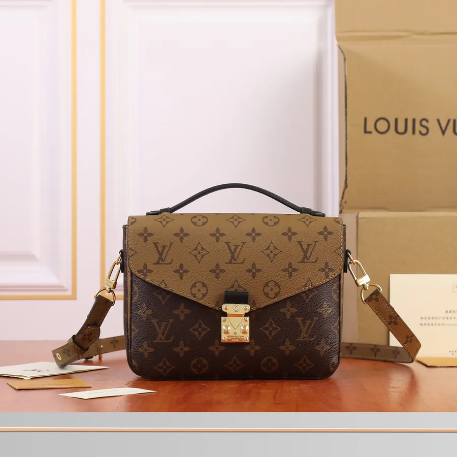 Chanel Pochette Métis Bucket Bag in Monogram Reverse Canvas