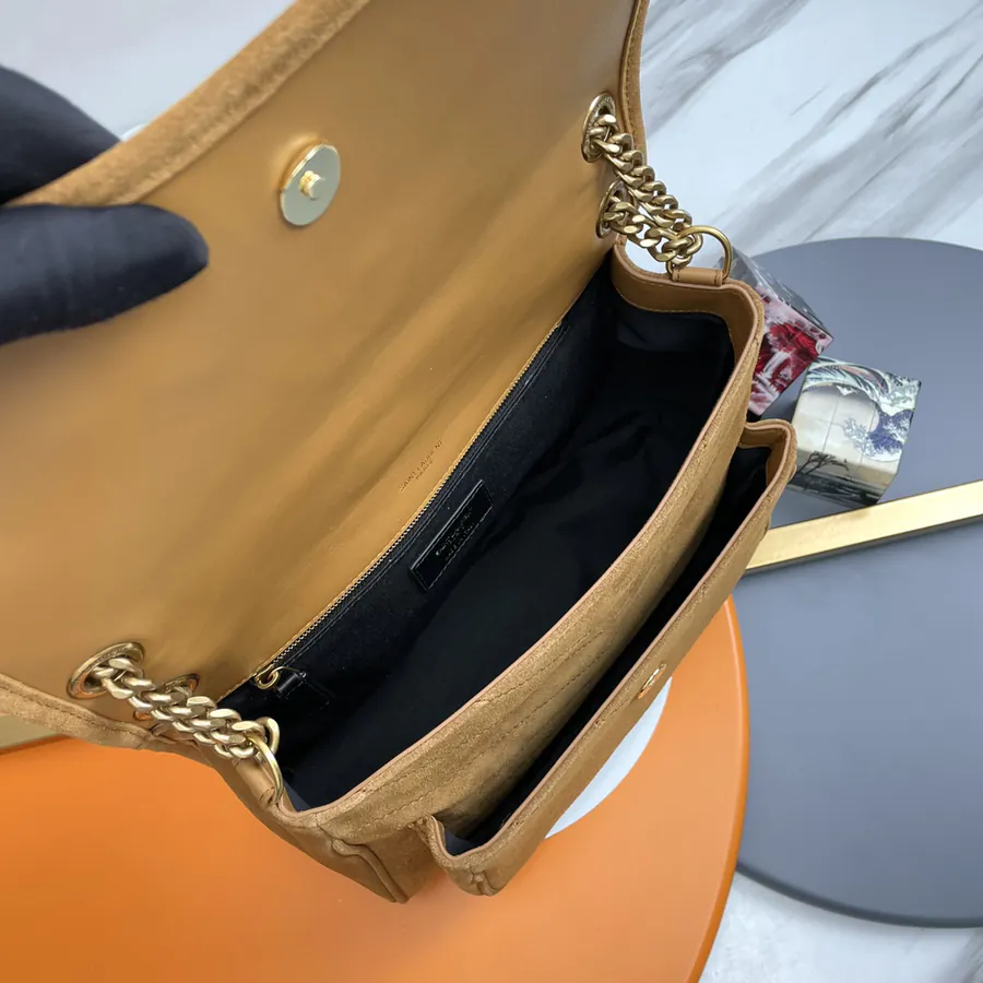 Niki Bucket Bag in Grained Cashmere Leather