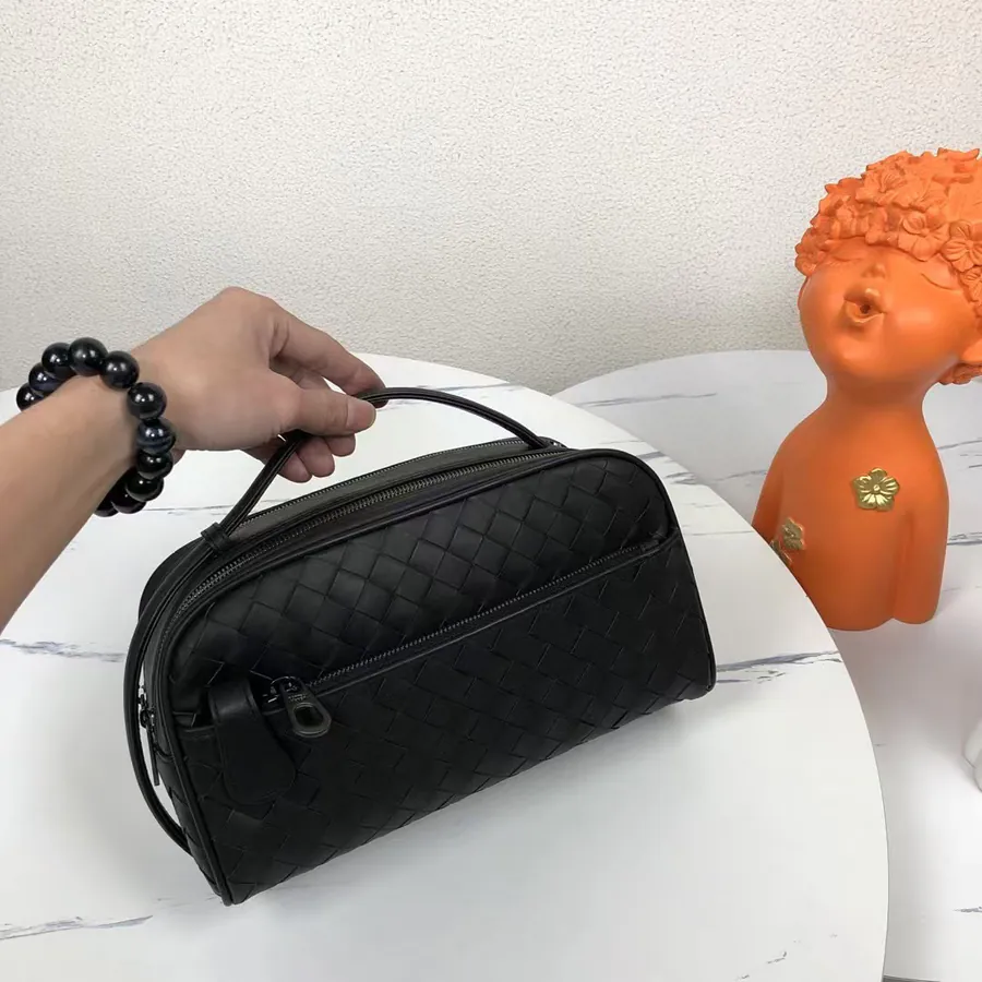 360BV Leather Handbag with Premium Hardware and Unique Design