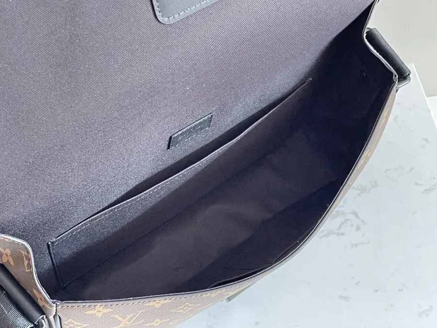 Archy Medium Briefcase with Monogram Macassar Canvas and Leather Trim
