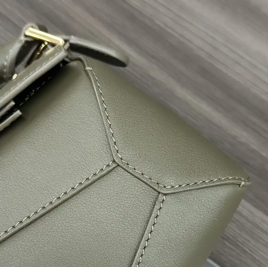 Anagram Puzzle Edge Mini Handbag in Soft Calfskin