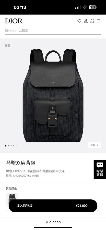 Dior Saddle Tote Black Grained Calfskin & Oblique Print