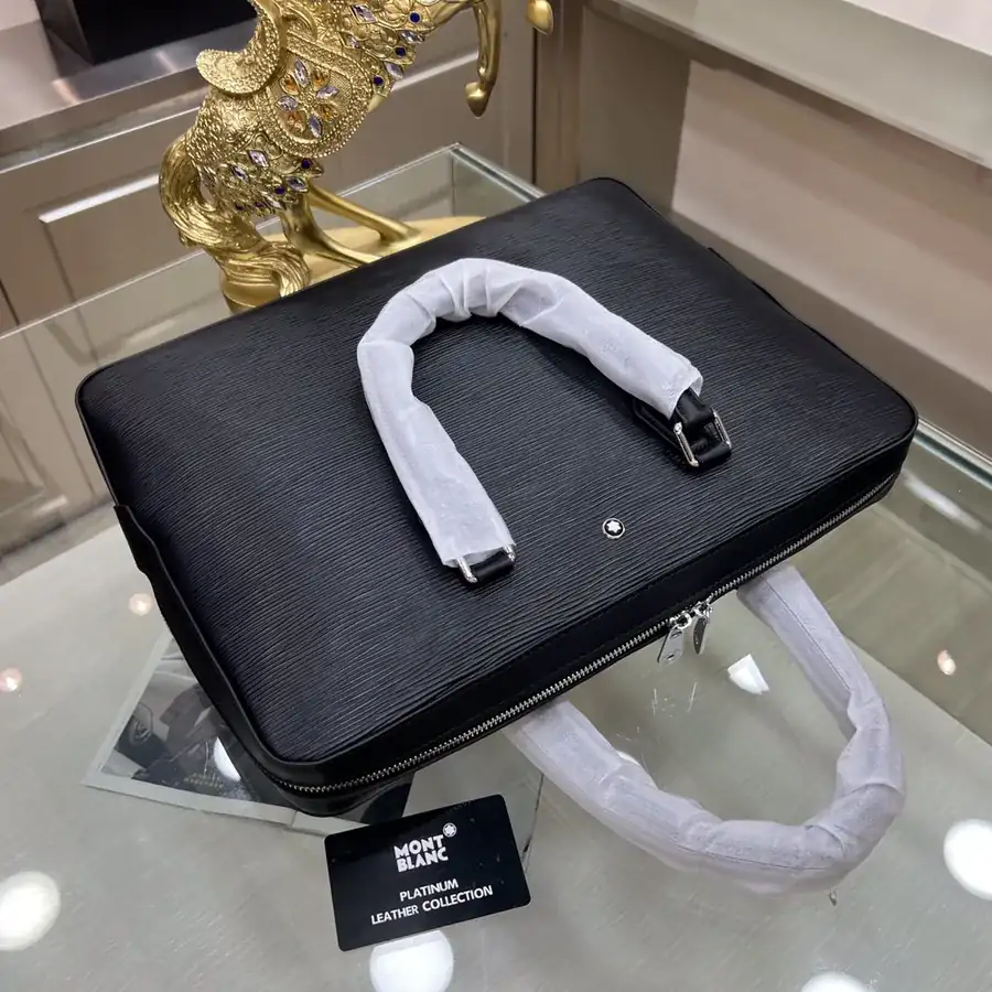 Montblanc International Slim Briefcase with Spacious Interior