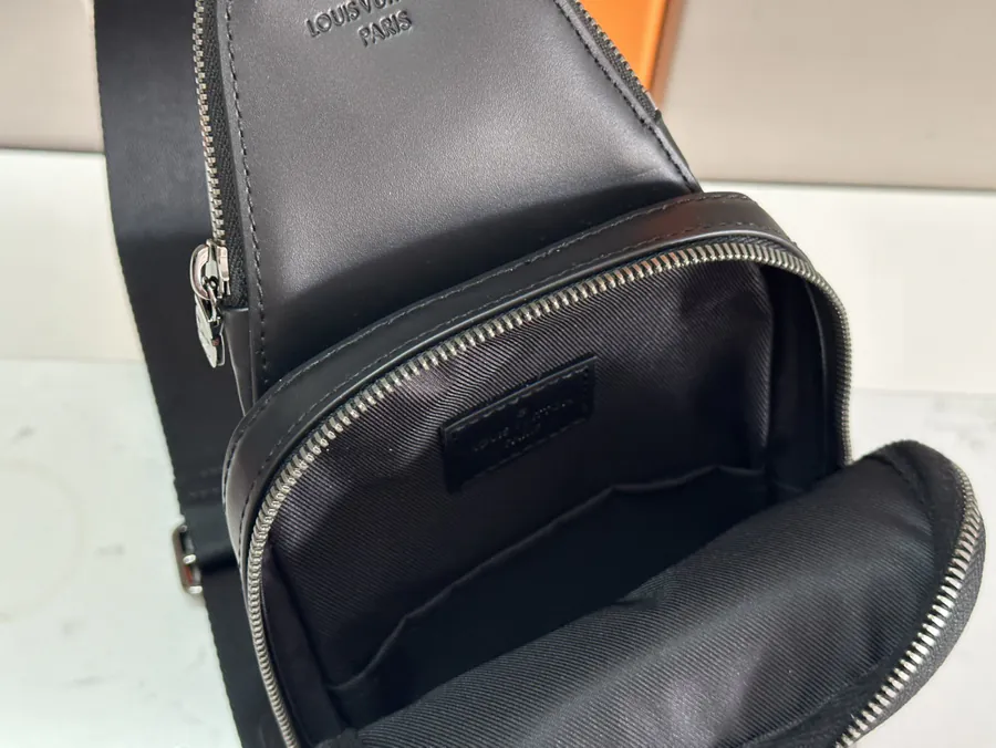 Original Avenue Tote with Monogram Macassar Canvas and Leather Trim