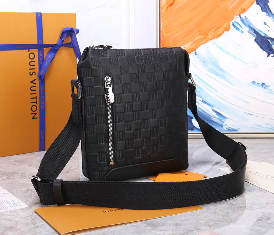 Apollo Shoulder Bag with Monogram Pattern and Rainbow Accents