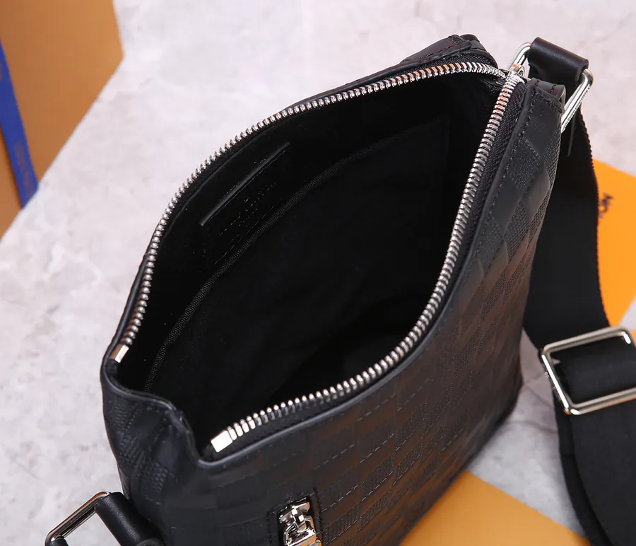 Apollo Shoulder Bag with Monogram Pattern and Rainbow Accents